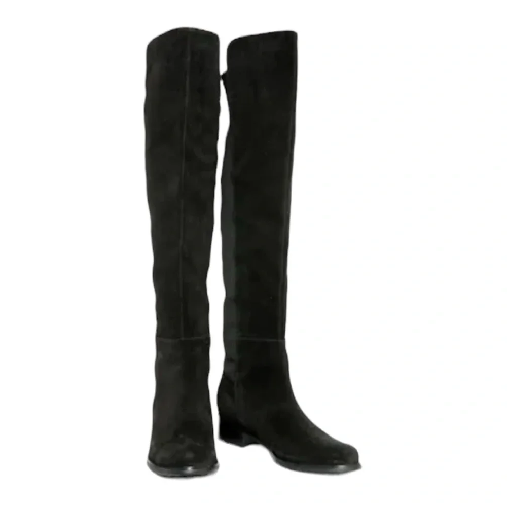 Blondo 'Eden' Over the Knee Waterproof Stretch Boot Black Suede size 8M